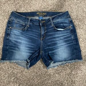 Denim jean shorts